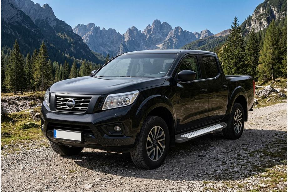 Nissan Navara/NP300 2016– Sidetrin Allmond Grey (2 stk., aluminium) Foto 1