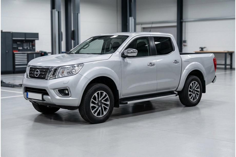 Nissan Navara/NP300 2016– Fullmond sidetrin (2 stk., aluminium) Image
