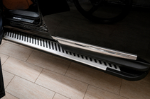 Nissan Pathfinder R52 2012–2021 Sidestrin Line (2 stk., aluminium) foto 1