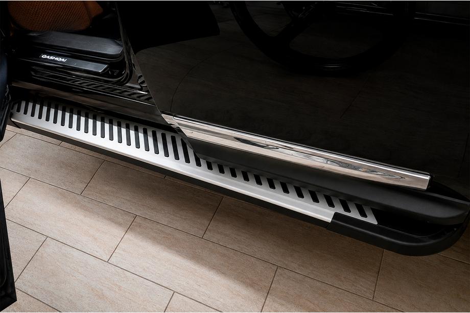 Nissan Pathfinder R52 2012–2021 Sidestrin Line (2 stk., aluminium) Image