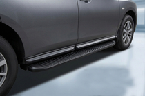Nissan Pathfinder R52 2012–2021 Sidetrin Tayga Black (2 stk., aluminium) foto 1