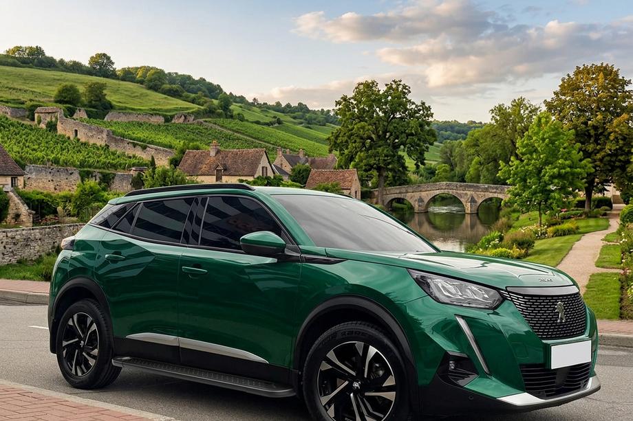 Peugeot 3008 2016–2023 Allmond Black sidetrin (2 stk., aluminium) Image