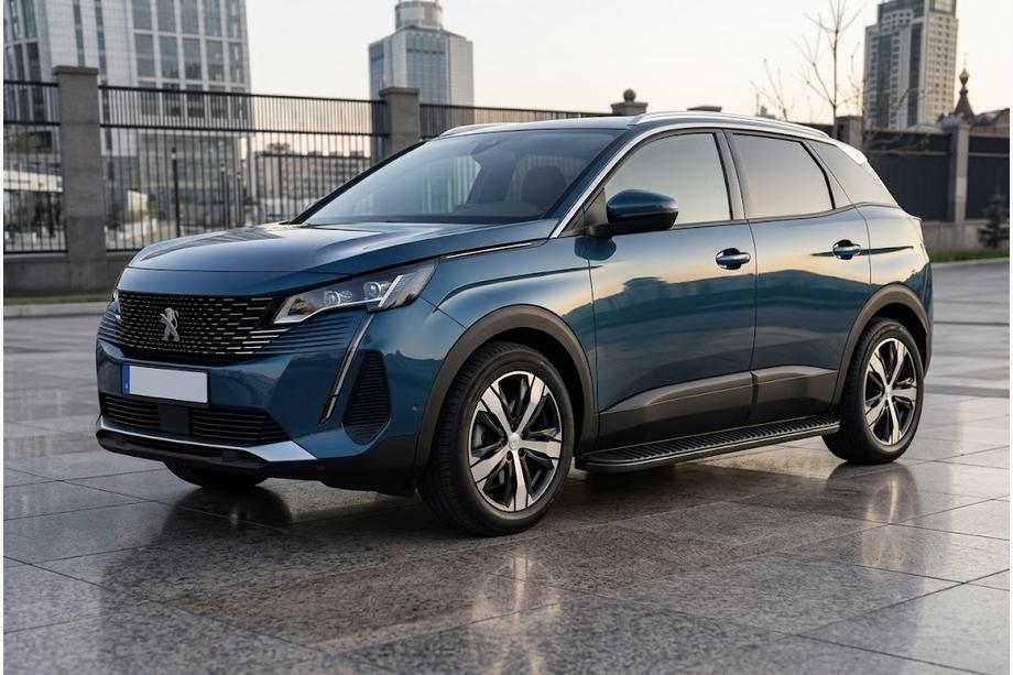Peugeot 3008 2016–2023 Sidetrin Tayga Black (2 stk., aluminium) Image