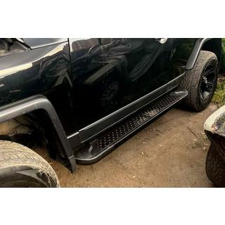 Allmond Black sidetrin (2 stk., aluminium)