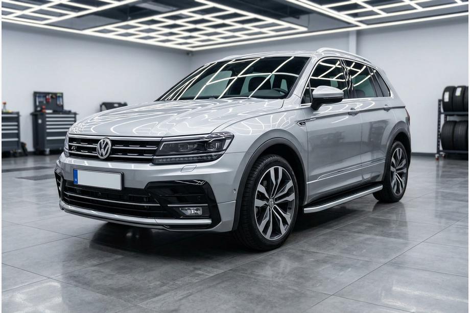 Volkswagen Tiguan 2016–2023 Sidetrin Tayga Grey (2 stk., aluminium) Image