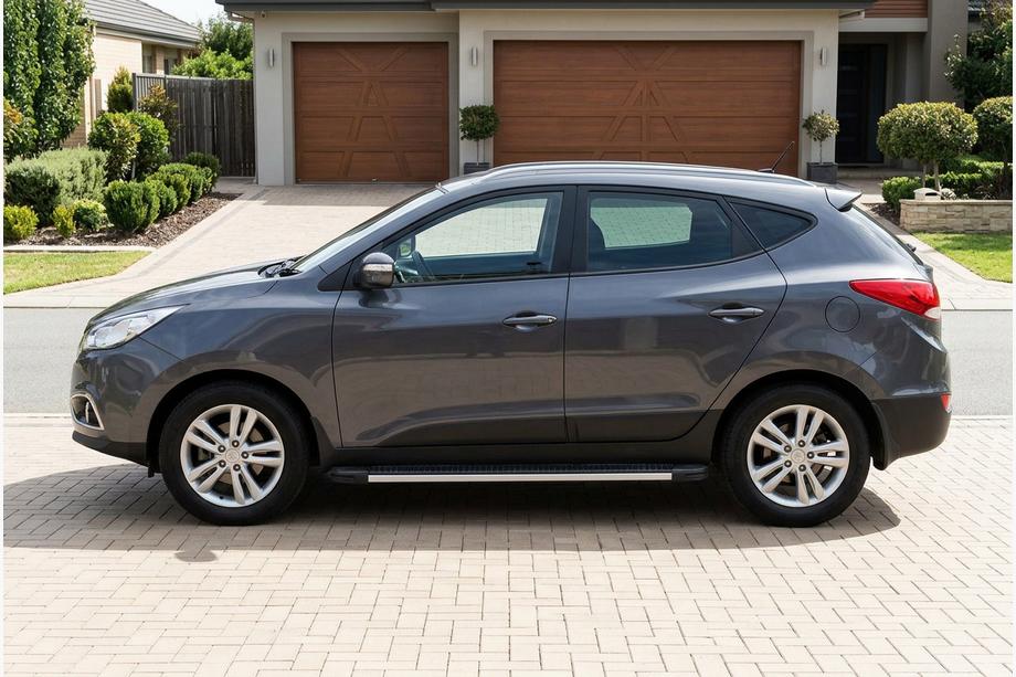 Hyundai IX-35 2010–2015 Sidetrin Maya V1 (2 stk., aluminium) Image