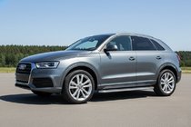 Audi Q3 2011–2019 Sidetrin Maydos V2 (2 stk., aluminium ↗ rustfrit stål) foto 1