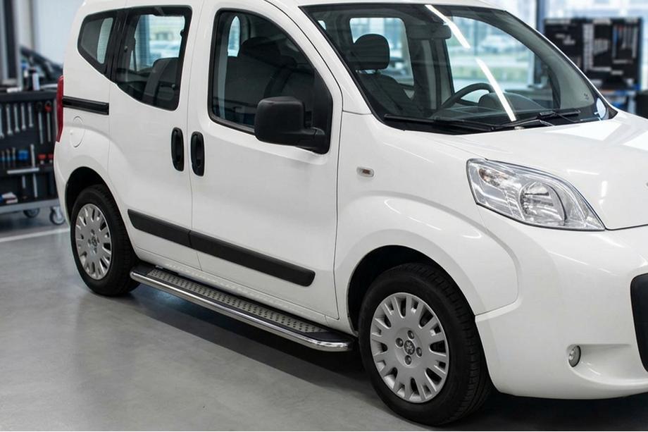 Citroen Nemo 2007–2017 Sidetrin Maydos V2 (2 stk., aluminium ↗ rustfrit stål) Image
