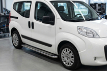 Fiat Fiorino/Qubo 2008–2024 Sidetrin Maydos V2 (2 stk., aluminium ↗ rustfrit stål) foto 1