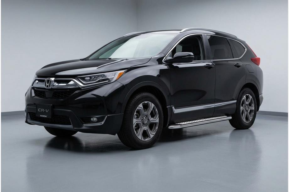 Honda CRV 2017–2022 Sidetrin Maydos V2 (2 stk., aluminium ↗ rustfrit stål) Image
