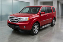 Honda Pilot 2008–2015 Sidetrin Maydos V2 (2 stk., aluminium ↗ rustfrit stål) foto 1