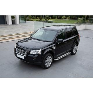 Sidetrin Maydos V2 (2 stk., aluminium ↗ rustfrit stål) Land Rover Freelander II 2006–2014 foto 1