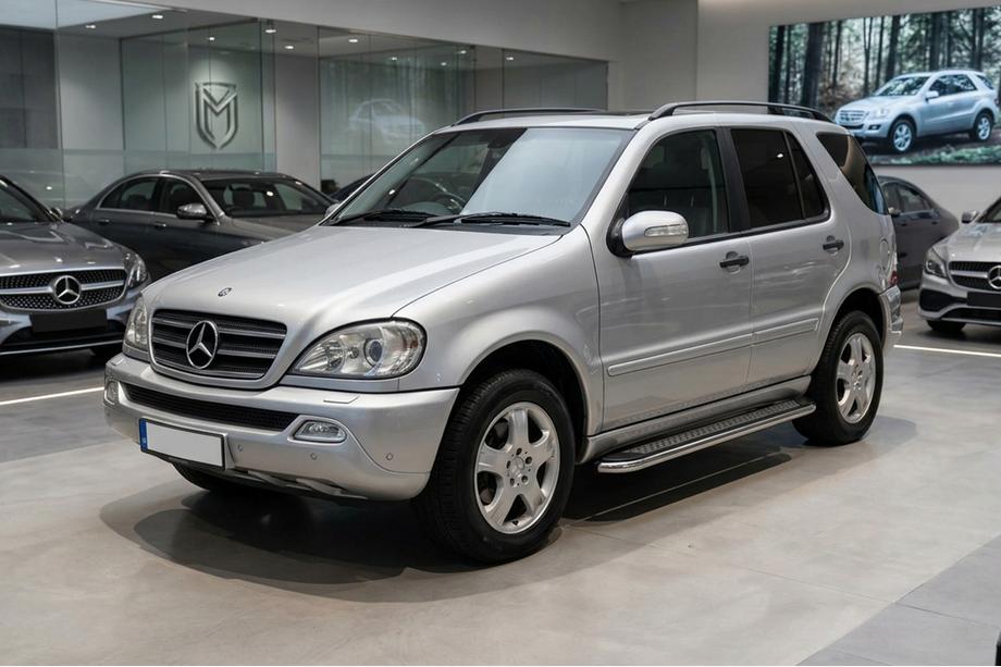 Mercedes ML W163 1997–2005 Sidetrin Maydos V2 (2 stk., aluminium ↗ rustfrit stål) Image