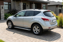 Nissan Murano 2008–2014 Sidetrin Maydos V2 (2 stk., aluminium ↗ rustfrit stål) foto 1