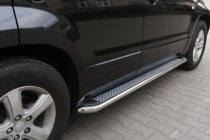 Suzuki Grand Vitara 2005–2017 Sidetrin Maydos V2 (2 stk., aluminium ↗ rustfrit stål) foto 1