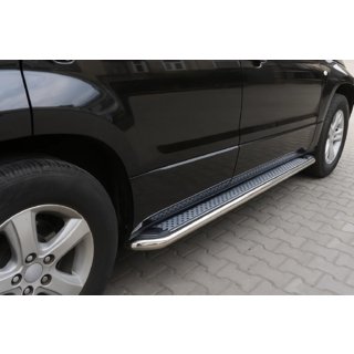 Sidetrin Maydos V2 (2 stk., aluminium ↗ rustfrit stål) Suzuki Grand Vitara 2005–2017 foto 1