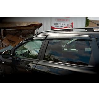 Vindafvisere med kromliste (4 stk., Niken) foto 3