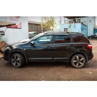 Vindafvisere med kromliste (4 stk., Niken) Nissan Qashqai 2010–2014 foto 3
