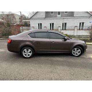 Vindafvisere til LiftBack med kromliste (4 stk., Niken) Skoda Octavia III A7 2013–2019 foto 4