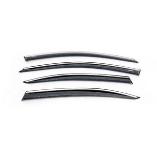 Vindafvisere til LiftBack med kromliste (4 stk., Niken) Skoda Octavia III A7 2013–2019 foto 2