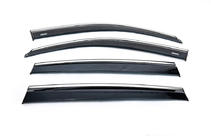 Volkswagen Tiguan 2007–2016 Vindafvisere til sideruder med kromliste (4 stk., Niken) foto 6