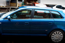 Audi A3 2003–2012 Nedre vindueslister (rustfrit stål) foto 4