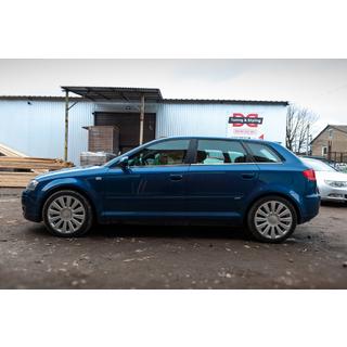Nedre vindueslister (rustfrit stål) Audi A3 2003–2012 foto 2
