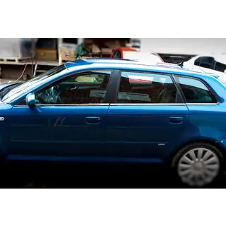 Nedre vindueslister (rustfrit stål) Audi A3 2003–2012 foto 4