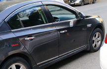 Chevrolet Cruze 2009–2015 Rustfri stål kromcovers til dørlister foto 3