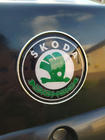 Skoda Octavia I Tour A4 1996–2010 Tyrkiet-emblem (78 mm) Forreste foto 3