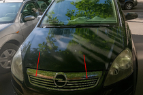 Opel Zafira B 2005–2011 Grillister (6 stk., rustfrit stål) foto 1