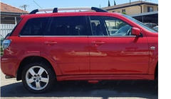 Mitsubishi Outlander 2001–2006 Nedre vindueslister (6 stk., rustfrit stål) foto 6
