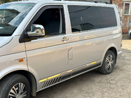 Volkswagen T5 Transporter 2003–2010 Nedre vindueslister (6 dele, rustfrit stål) Lang akselafstand foto 1