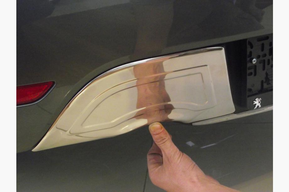 Peugeot 508 2010–2018 Bagkofangerliste (rustfrit stål) Image