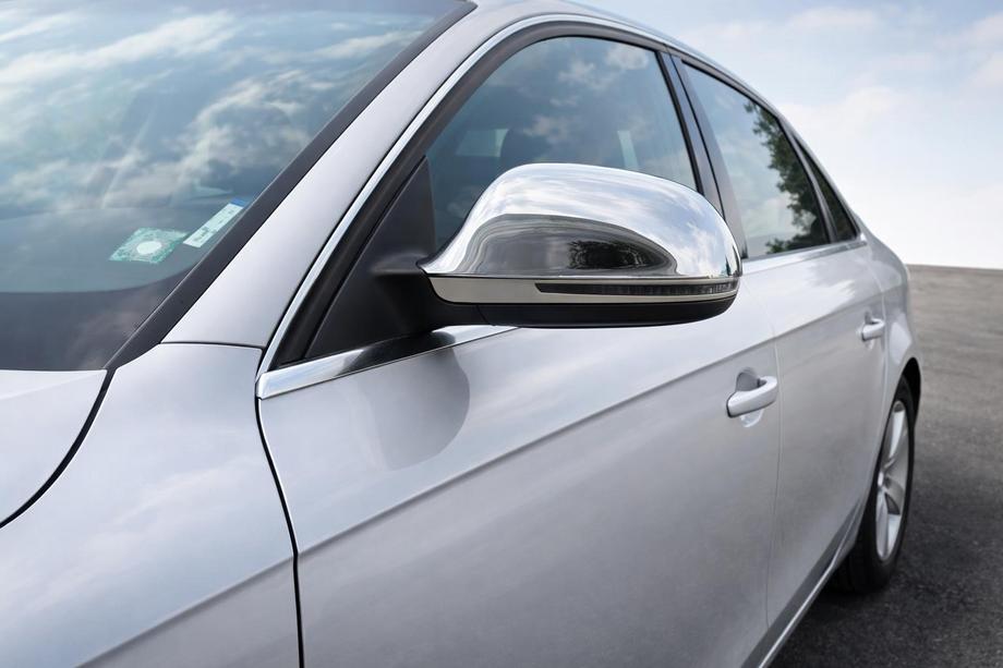 Audi A4 B8 2007–2015 Krom spejlkåber 2008-2010 (2 stk., rustfrit stål) Image