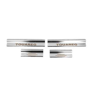 Carmos indvendige dørtrinslister (4 stk., rustfrit stål) Volkswagen Touareg 2002–2010 foto 2