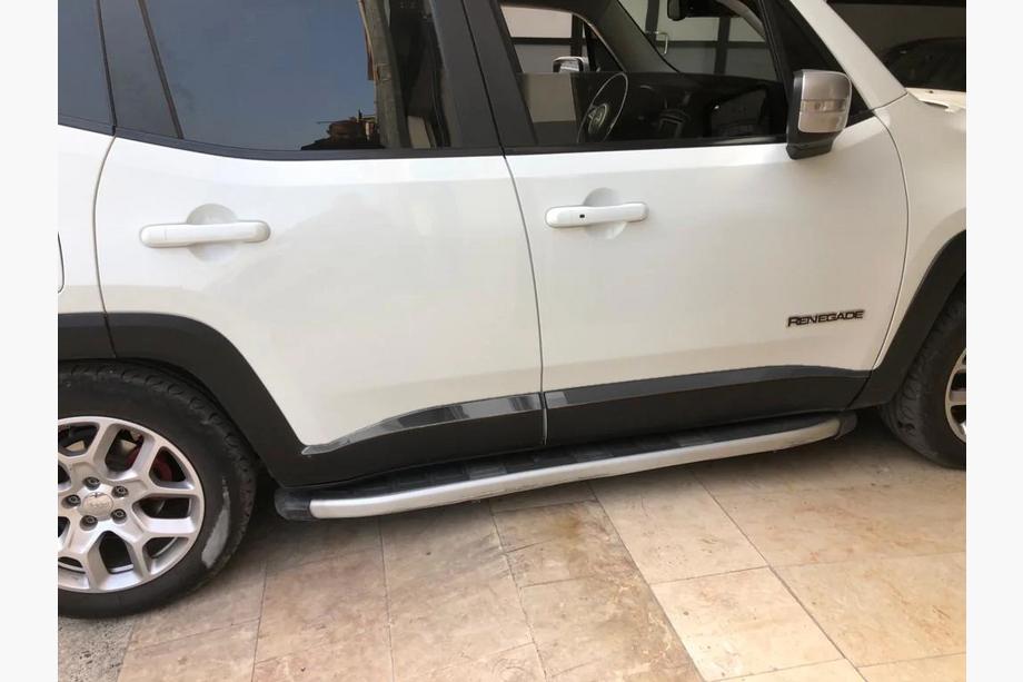 Jeep Renegade 2014– Dørlister sort krom (4 stk., rustfrit stål) Image