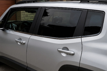 Jeep Renegade 2014– Vindueslister sort krom (6 stk., rustfrit stål) foto 1
