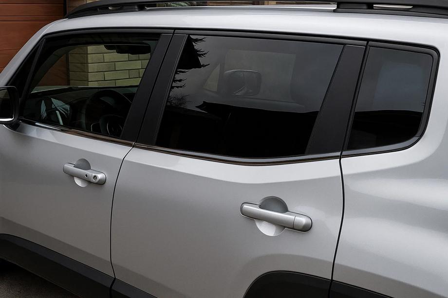 Jeep Renegade 2014– Vindueslister sort krom (6 stk., rustfrit stål) Image