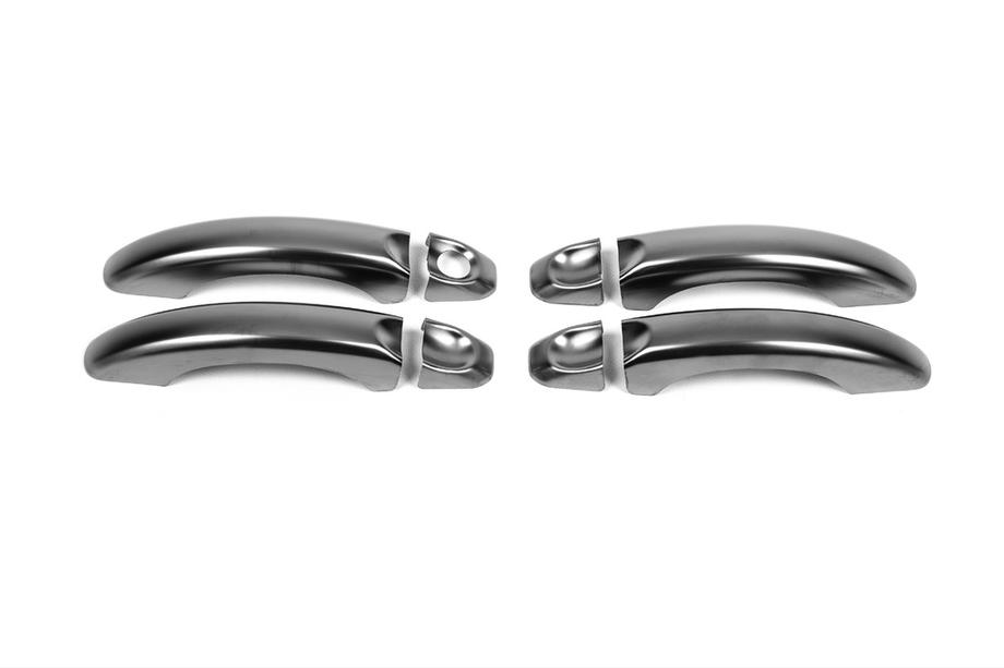 Volkswagen Amarok 2010–2022 Krom dørhåndtagskapper Sort Krom (4 stk., rustfrit stål) Image