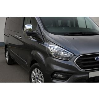 Sidespejlkapper mat grå (2 stk., plast) Ford Custom 2013–2022 foto 1