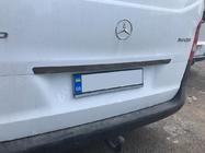 Mercedes Vito/V-klasse W447 2014– Liste over nummerpladen BlackChrome (rustfrit stål) foto 2
