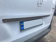 Mercedes Vito/V-klasse W447 2014– Liste over nummerpladen BlackChrome (rustfrit stål) foto 4