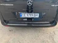Mercedes Vito/V-klasse W447 2014– Bagkofangerbeskytter OmsaLine Sort Krom (rustfri) foto 4