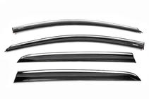 Volkswagen Golf 7/E-Golf 2012–2020 Vindafvisere med kromliste HB (4 stk., Niken) foto 5