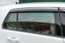 Volkswagen Golf 7/E-Golf 2012–2020 Vindafvisere med kromliste HB (4 stk., Niken) foto 4