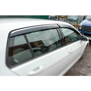 Vindafvisere med kromliste HB (4 stk., Niken) Volkswagen Golf 7/E-Golf 2012–2020 foto 2