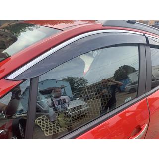 Vindafvisere med kromliste (4 stk., Niken) Opel Mokka 2012–2021 foto 4