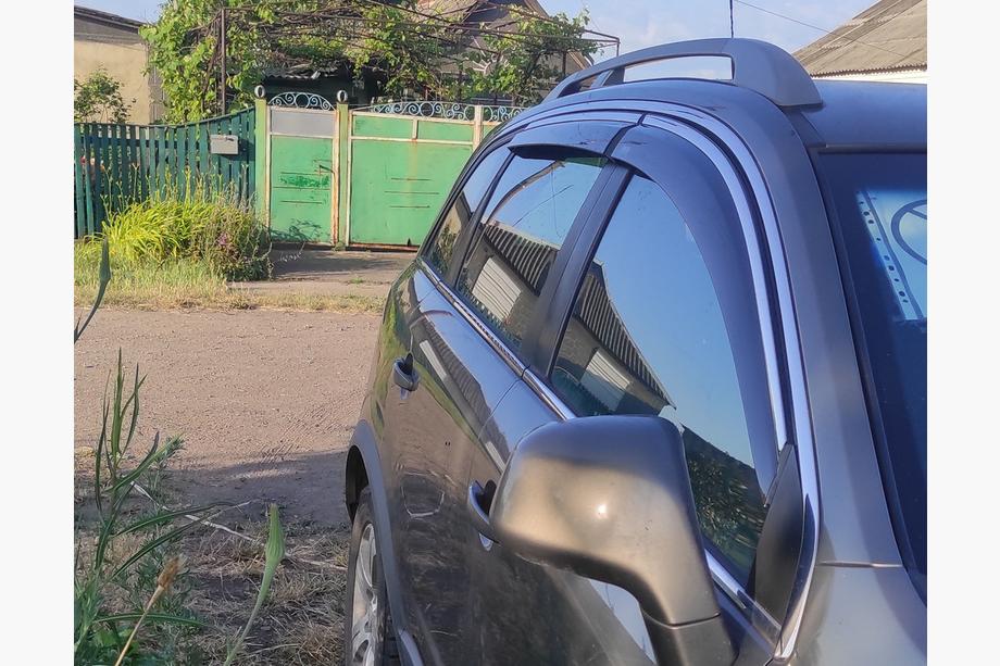 Opel Antara 2006–2017 Vindafvisere med kromliste (4 stk., Niken) Image