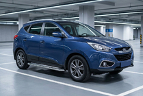 Hyundai IX-35 2010–2015 Sidetrin Maydos V2 (2 stk., aluminium ↗ rustfrit stål) foto 1